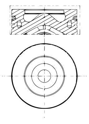 Поршень MAHLE 279 PI 00105 002
