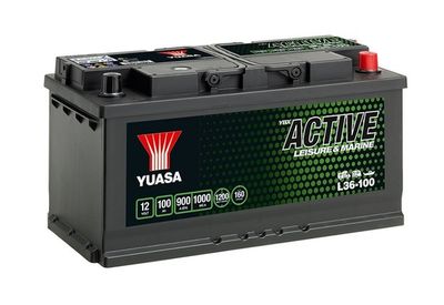 Startera akumulatoru baterija YUASA L36-100