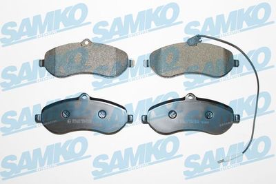 Комплект тормозных колодок, дисковый тормоз SAMKO 5SP1348