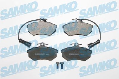Комплект тормозных колодок, дисковый тормоз SAMKO 5SP221