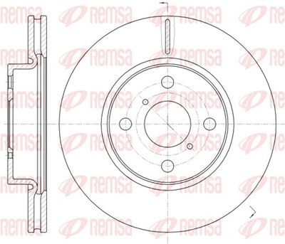 Тормозной диск REMSA 61169.10