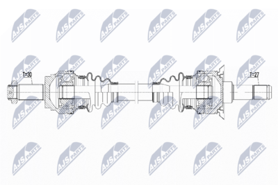 Piedziņas vārpsta NTY NPW-BM-160