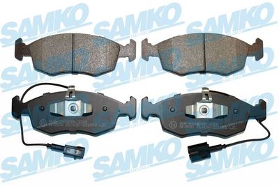Комплект тормозных колодок, дисковый тормоз SAMKO 5SP1653