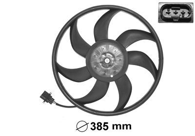 Ventilators, Motora dzesēšanas sistēma VAN WEZEL 5827745