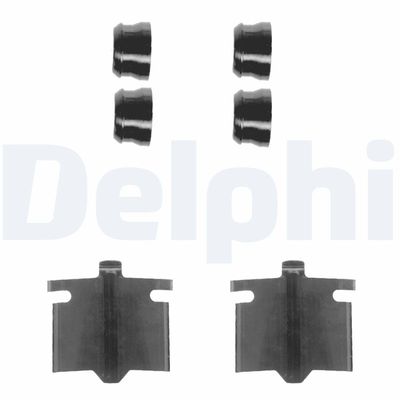 Piederumu komplekts, Disku bremžu uzlikas DELPHI LX0082