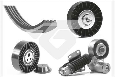 Ķīļrievu siksnu komplekts HUTCHINSON KHV 48