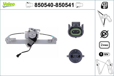 Стеклоподъемник VALEO 850540