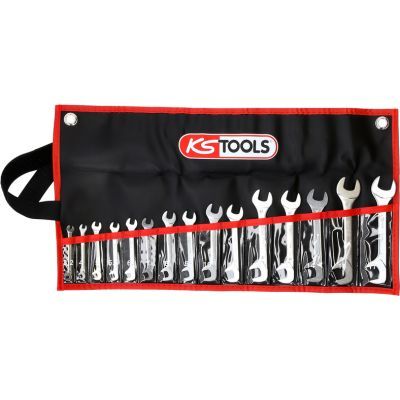 Комплект ключей рожковых двухсторонних KS TOOLS 517.1700