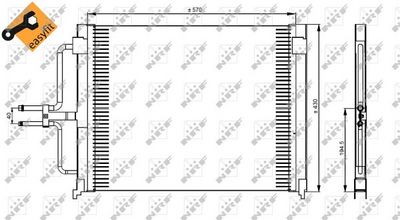 Конденсатор, кондиционер NRF 35162