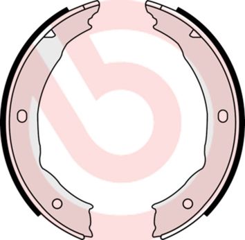 Bremžu loku kompl., Stāvbremze BREMBO S 61 540