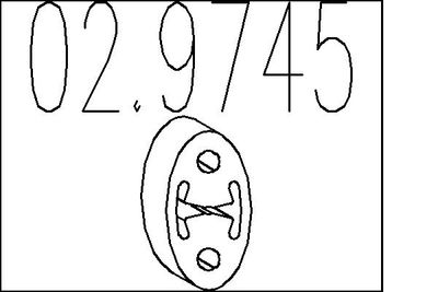 Буфер, глушитель MTS 02.9745