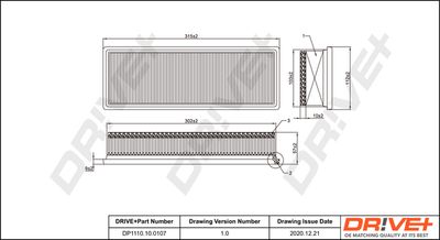 Воздушный фильтр Dr!ve+ DP1110.10.0107