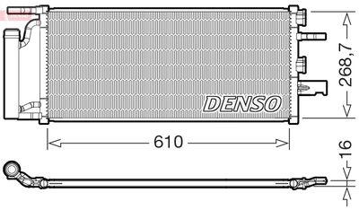 Конденсатор, кондиционер DENSO DCN05036