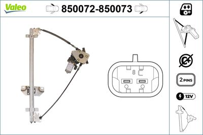 Стеклоподъемник VALEO 850072