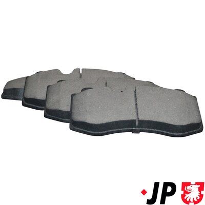 Bremžu uzliku kompl., Disku bremzes JP GROUP 1363602710