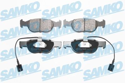 Комплект тормозных колодок, дисковый тормоз SAMKO 5SP424