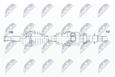 Приводной вал NTY NPW-RE-073