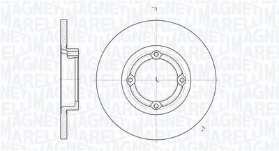 Bremžu diski MAGNETI MARELLI 361302040267