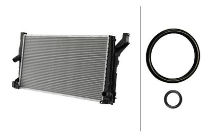 Радиатор, охлаждение двигателя HELLA 8MK 366 301-951