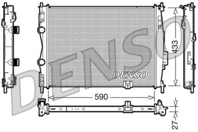 Radiators, Motora dzesēšanas sistēma DENSO DRM46019