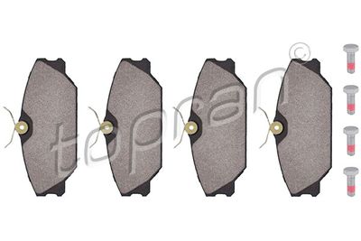 Bremžu uzliku kompl., Disku bremzes TOPRAN 700 181