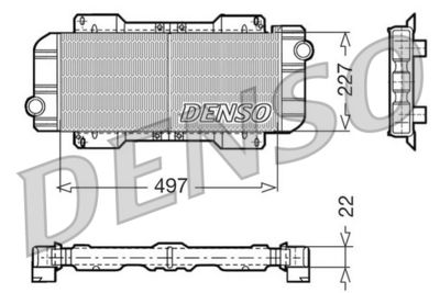 Radiators, Motora dzesēšanas sistēma DENSO DRM10019