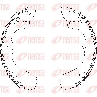 Bremžu loki REMSA 4386.00