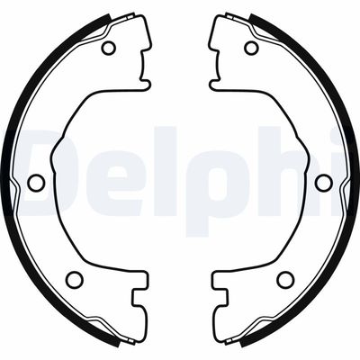 Bremžu loku kompl., Stāvbremze DELPHI LS1919