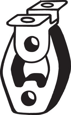 Кронштейн, система выпуска ОГ BOSAL 255-974