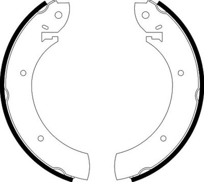 Bremžu loku komplekts HELLA PAGID 8DB 355 001-391