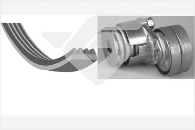 Ķīļrievu siksnu komplekts HUTCHINSON KHV 159