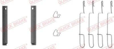 Комплектующие, колодки дискового тормоза QUICK BRAKE 109-1280