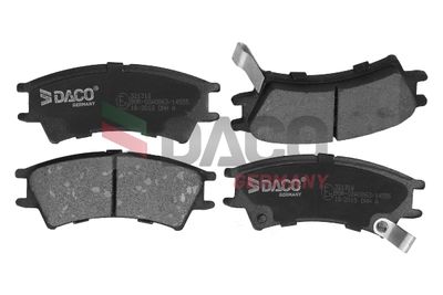 Комплект тормозных колодок, дисковый тормоз DACO 321318