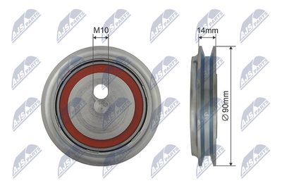 Spriegotājrullītis, Ķīļrievu siksna NTY RNK-VW-027