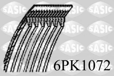 Поликлиновой ремень SASIC 6PK1072