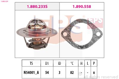 Termostats, Dzesēšanas šķidrums EPS 1.880.329