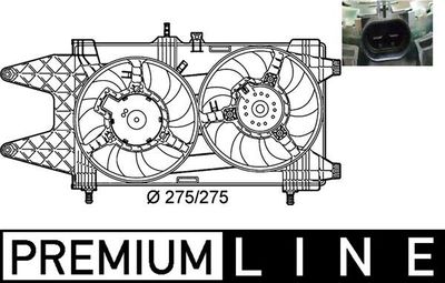 Ventilators, Motora dzesēšanas sistēma MAHLE CFF 140 000P