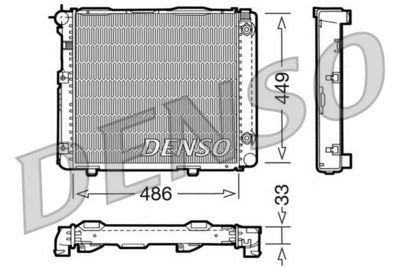 Radiators, Motora dzesēšanas sistēma DENSO DRM17067