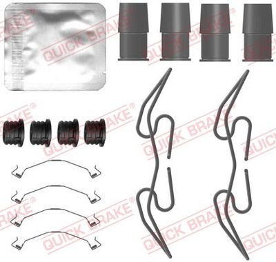 Комплектующие, колодки дискового тормоза QUICK BRAKE 109-0134