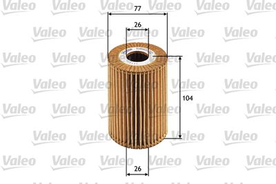Eļļas filtrs VALEO 586532