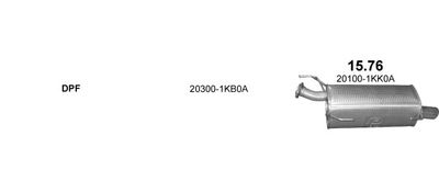 Глушитель выхлопных газов конечный POLMO 15.76