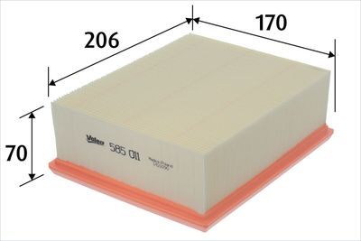 Воздушный фильтр VALEO 585011
