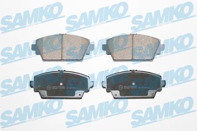 Комплект тормозных колодок, дисковый тормоз SAMKO 5SP940