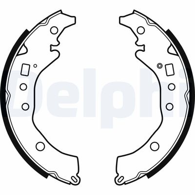 Bremžu loku komplekts DELPHI LS2079