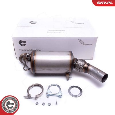 Nosēdumu-/Daļiņu filtrs, Izplūdes gāzu sistēma ESEN SKV 62SKV503