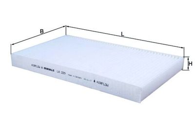 Filtrs, Salona telpas gaiss MAHLE LA 229