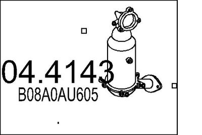 Катализатор MTS 04.4143