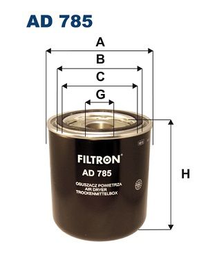 Патрон осушителя воздуха, пневматическая система FILTRON AD 785