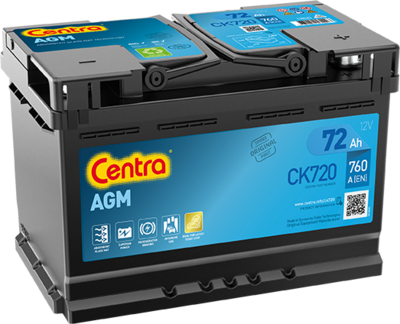 Стартерная аккумуляторная батарея CENTRA CK720