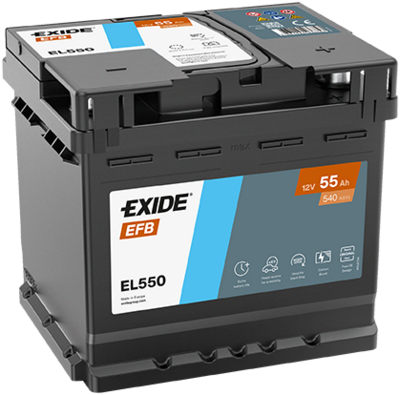 Стартерная аккумуляторная батарея EXIDE EL550